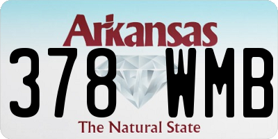 AR license plate 378WMB