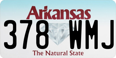 AR license plate 378WMJ