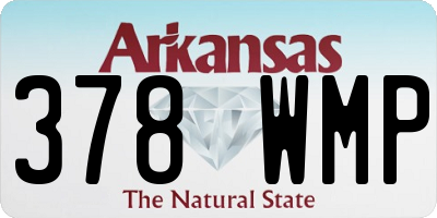 AR license plate 378WMP