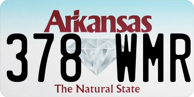 AR license plate 378WMR