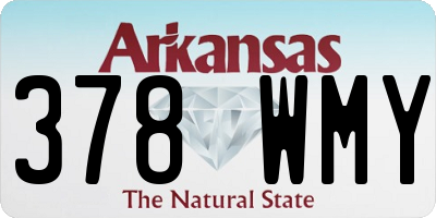 AR license plate 378WMY