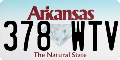 AR license plate 378WTV