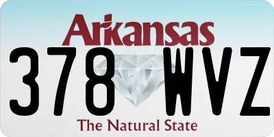 AR license plate 378WVZ