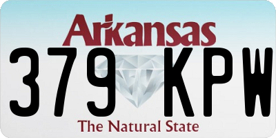 AR license plate 379KPW