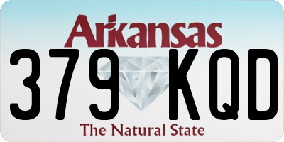AR license plate 379KQD