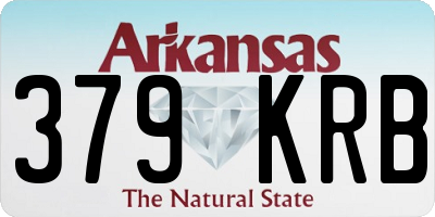 AR license plate 379KRB