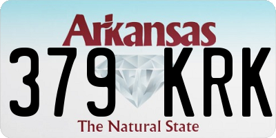 AR license plate 379KRK