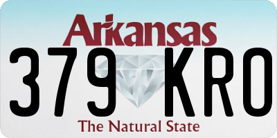 AR license plate 379KRO