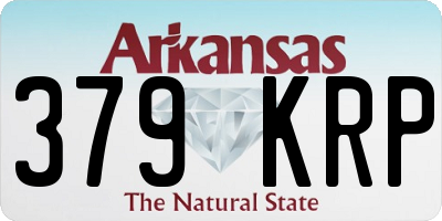 AR license plate 379KRP