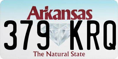 AR license plate 379KRQ
