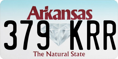 AR license plate 379KRR