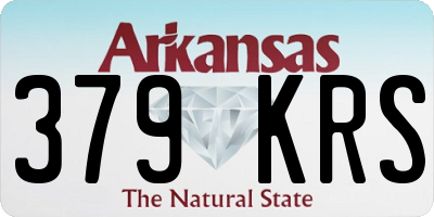 AR license plate 379KRS