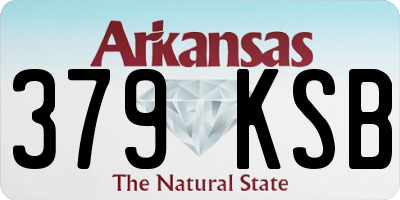 AR license plate 379KSB