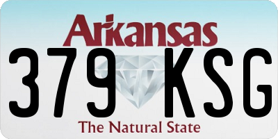 AR license plate 379KSG