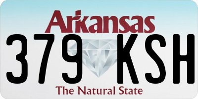 AR license plate 379KSH