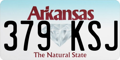 AR license plate 379KSJ