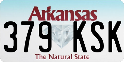 AR license plate 379KSK