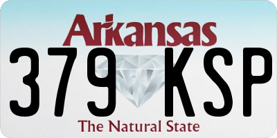 AR license plate 379KSP