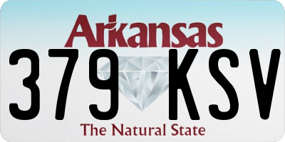 AR license plate 379KSV