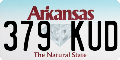 AR license plate 379KUD