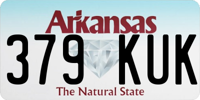 AR license plate 379KUK