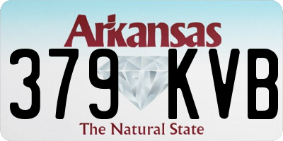 AR license plate 379KVB