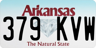 AR license plate 379KVW