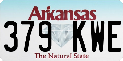 AR license plate 379KWE