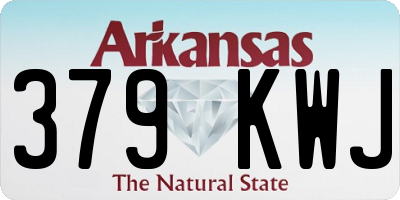 AR license plate 379KWJ