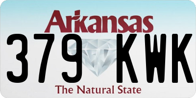 AR license plate 379KWK