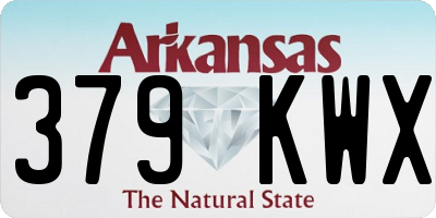 AR license plate 379KWX