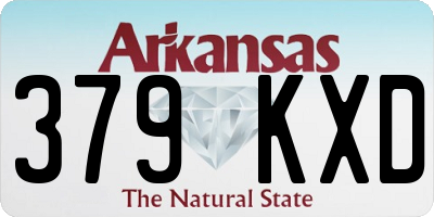 AR license plate 379KXD