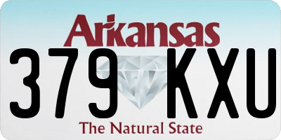 AR license plate 379KXU