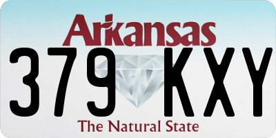 AR license plate 379KXY