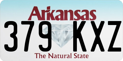 AR license plate 379KXZ