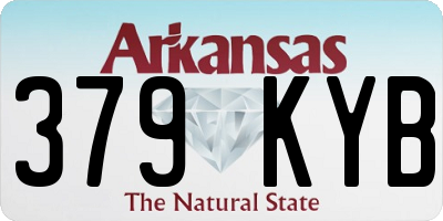 AR license plate 379KYB