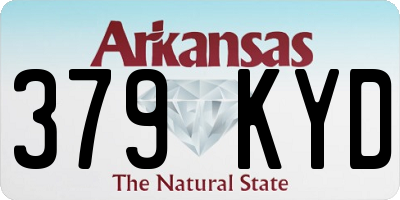 AR license plate 379KYD