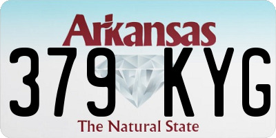 AR license plate 379KYG