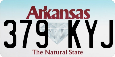 AR license plate 379KYJ