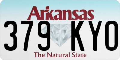 AR license plate 379KYO