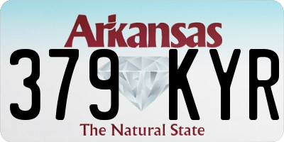 AR license plate 379KYR