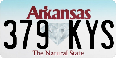 AR license plate 379KYS