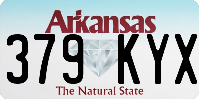 AR license plate 379KYX