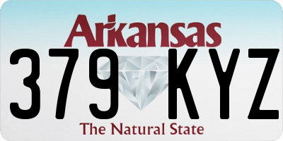 AR license plate 379KYZ
