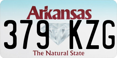 AR license plate 379KZG