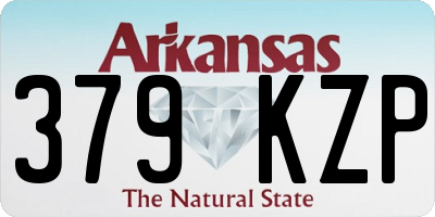 AR license plate 379KZP