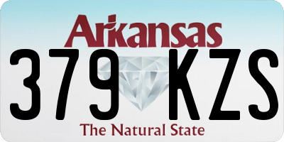 AR license plate 379KZS
