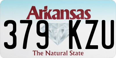 AR license plate 379KZU