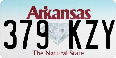 AR license plate 379KZY