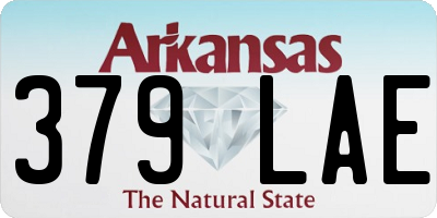 AR license plate 379LAE